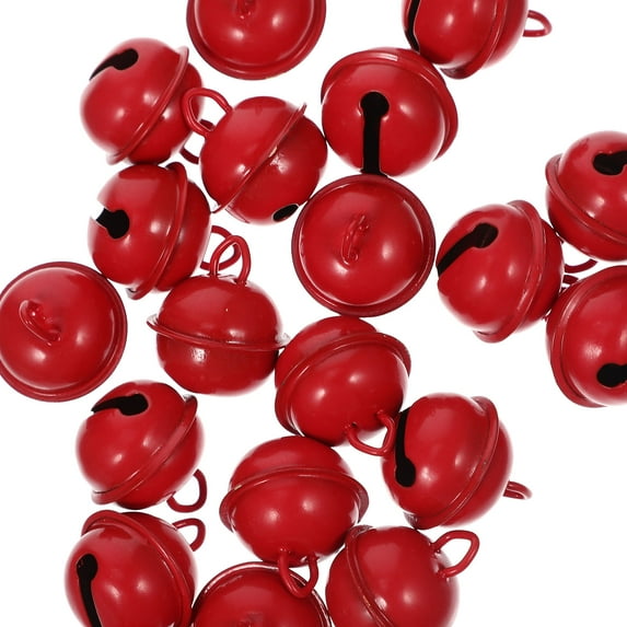 LOLIPPYY 20pcs Small Bells Metal Ringing Sound Craft Supply for Home Decor