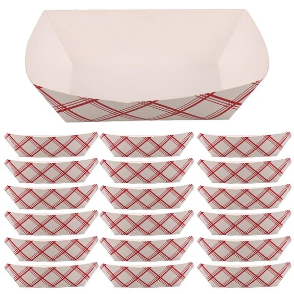 LOLIPPYY 20-Pack Takeout Food Containers Hot Dog and Sausage Paper Boxes for Food Packaging