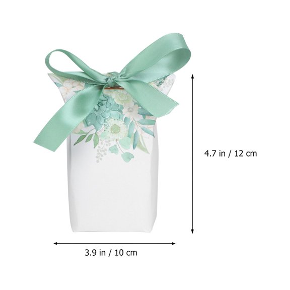 LOLIPPYY 20pcs Wedding Box Decoration Candy Box in for Bridal Shower