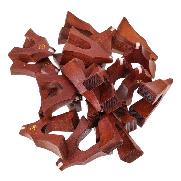 LOLIPPYY 21 Pcs Bridge Accessory Light Brown Guzheng Bridge for Beginners and Performers