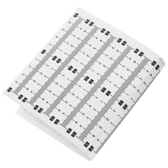 LOLIPPYY 21Pc Sticky Ruler Scale Decal Stickers for Multi Use Engineering and Standard Ruler Upgrades