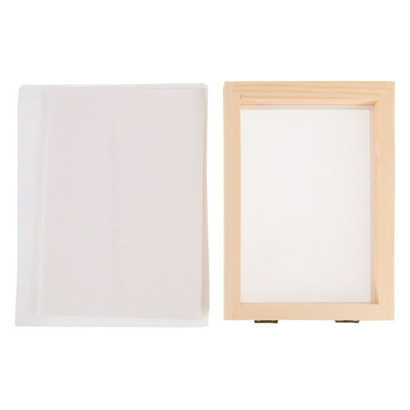 LOLIPPYY 21pcs/set Paper Tool Wooden Paper Making Mold Frame Paper Making