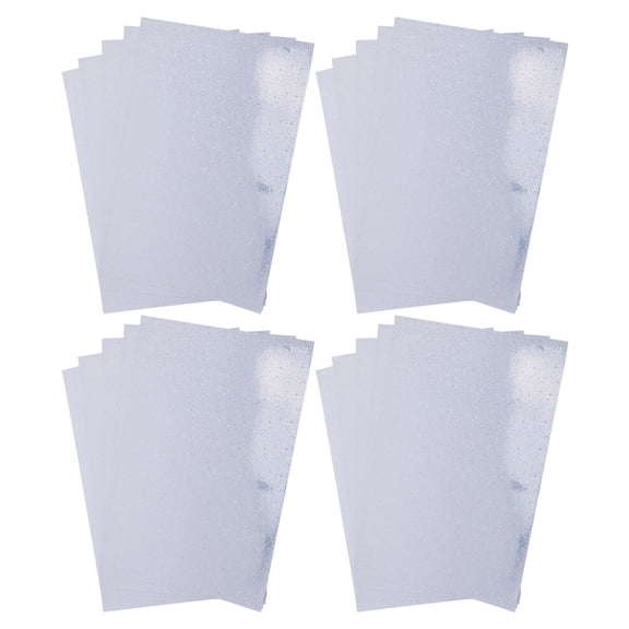 LOLIPPYY 24 Sheets Holographic Printable Sticker Paper Vinyl with Vibrant Finish for Craft Projects
