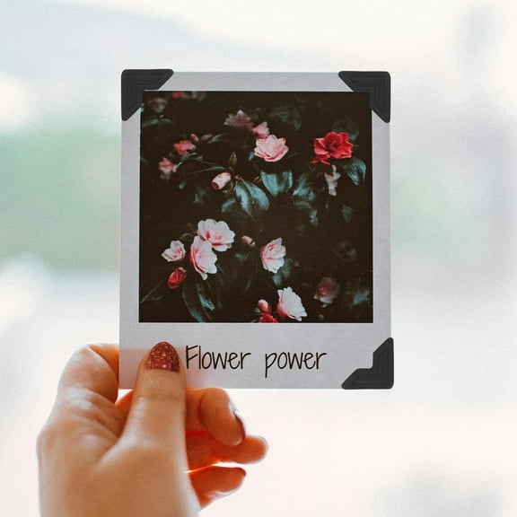 LOLIPPYY 240pcs Photo Mounting Squares for Scrapbookers and DIY Enthusiasts Black Paper Picture Corners