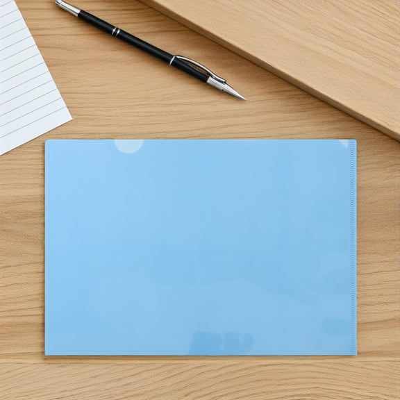 LOLIPPYY 24Pcs Assorted Color Plastic File Jacket Sleeves Waterproof Document Holders for Easy Paper Sorting