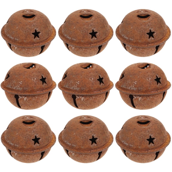 LOLIPPYY 24-Pack Metal Craft Bells with Rustic Finish, Clear Crisp Sound for Holiday Decor and Ornament Making