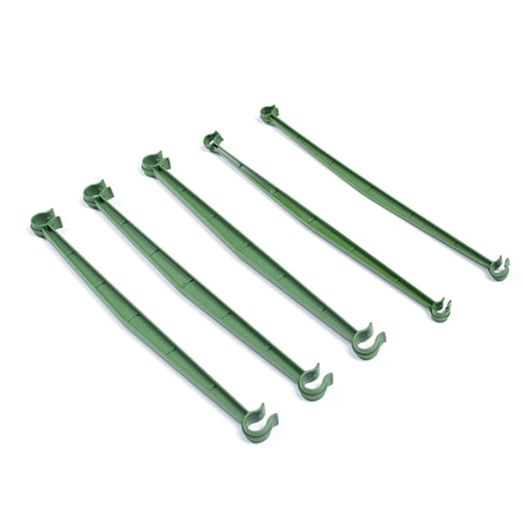 LOLIPPYY 24Pcs Expandable Trellis Connectors Green Support Rods for Gardeners Vine Plants