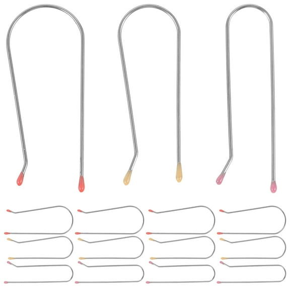 LOLIPPYY 24Pcs Hair Roller Clips Assorted Color Replacement Clips for Hot Curler Styling