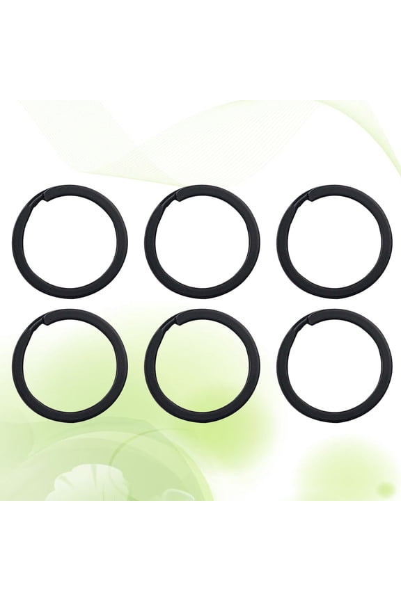 24Pcs Key Ring Iron Split Rings Durable Anti Rust for Keys