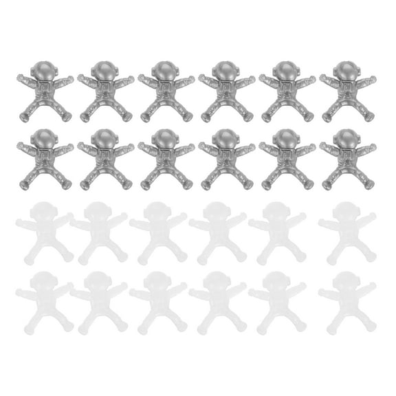 LOLIPPYY 24Pcs Mini Aliens Stretchy Sticky Wall Toys for Playing TPR Stress Relief Fun