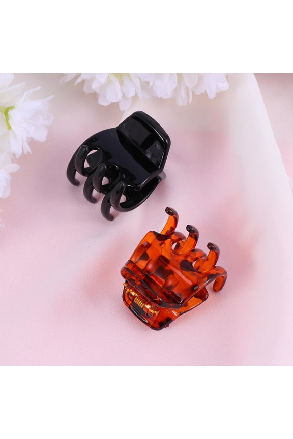 24Pcs Minimalist Headdress Hair Claws Assorted Color Retro Hair Clamps for Daily Wear