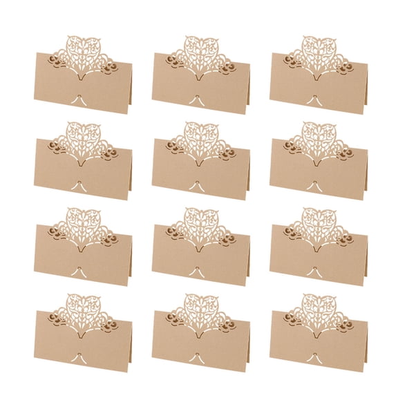 LOLIPPYY 24Pcs Multi Colored Butterfly Name Place Cards for Wedding Party Decor Made of Paper