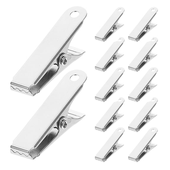 LOLIPPYY 24Pcs Portable Metal Small Spring Clamp Assortment for Electrical and Lab Use