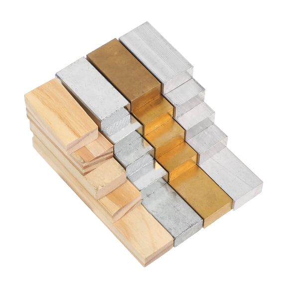 LOLIPPYY 24-Piece Precision Rectangular Density Blocks Set for Science Education, Physics Lab, Classroom Learning Tools