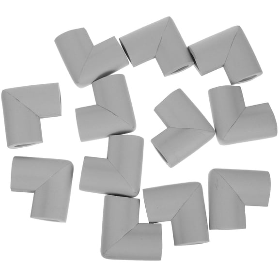 LOLIPPYY 24Pcs Professional Look Grey NBR Edge Protection Frame Corner Guards for Anyone