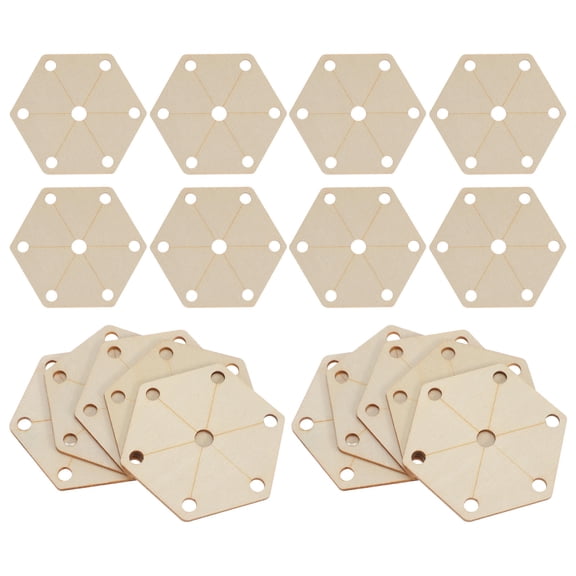LOLIPPYY 24-Piece Wooden Tablet Weaving Cards for Hand Looms, Easy Setup, Smooth Weaving, Craft Supplies