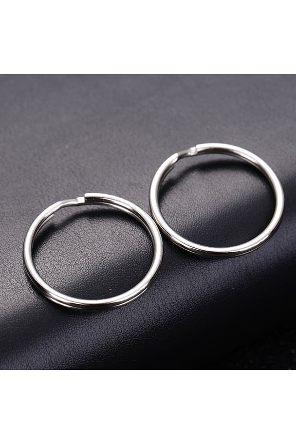 24pcs Small Key Iron Keychain Attachments for Jewelry Craft Making Accessories