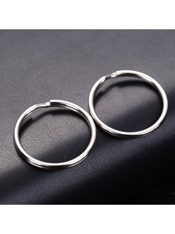 24pcs Small Key Iron Keychain Attachments for Jewelry Craft Making Accessories