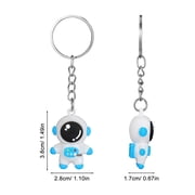 LOLIPPYY 24pcs Mini Astronaut Keychains Space Keychain Charms - Spaceman Bag Pendants - Outer Space Party Favors for Birthday Return Gifts Goodie Bag Fillers