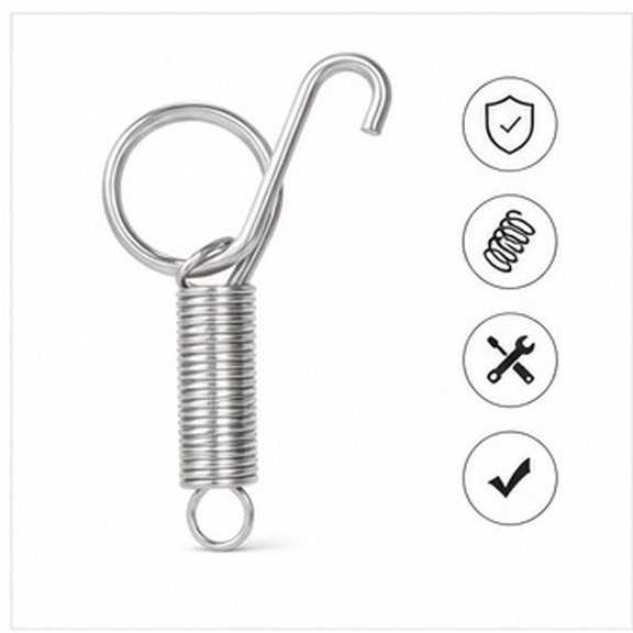 LOLIPPYY 24pcs Spring Latch Hooks For Animal Cages Stainless Steel Cage Door Fixing Tools For Rabbits Dogs Cats Birds Guinea Pigs And Squirrels Silver
