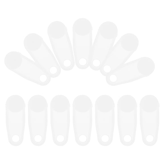 LOLIPPYY 24pcs White Curtain Track Gliders ABS Silent Operation Easy Installation Smooth Sliding Compatible for Curtains