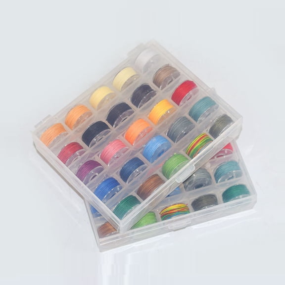 LOLIPPYY 25 Rolls Waxed Bracelet Thread Polyester Assorted Color DIY Making for Craft Enthusiasts