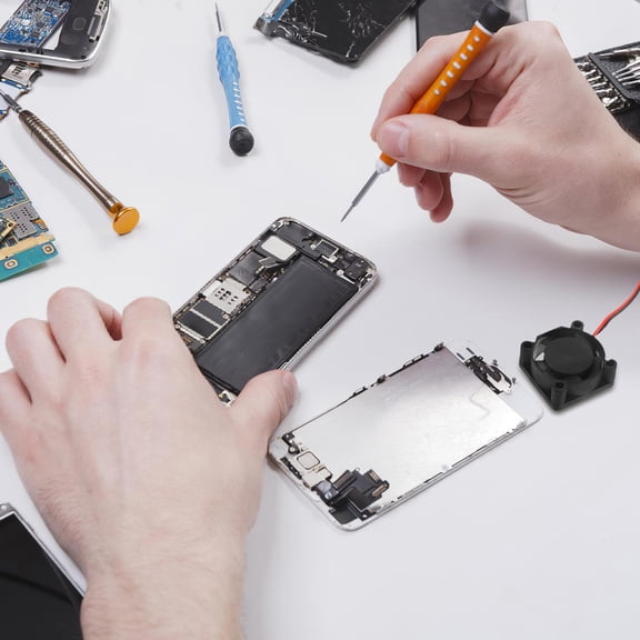 LOLIPPYY 25Mm Dc Cooling Fan for Electronics Silent Pc Fan for Computers Routers and Cameras