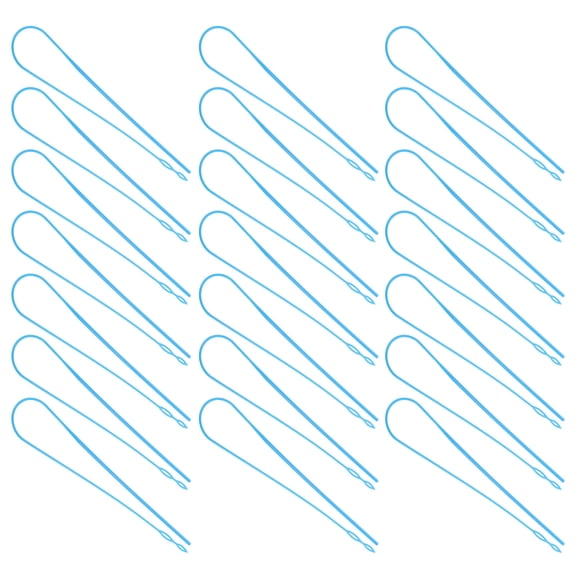 LOLIPPYY 25Pcs Bendable Cord Threader for Elastic Bands Ribbons and Rope Household Sewing