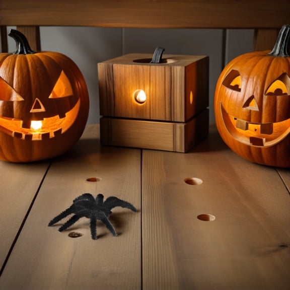 LOLIPPYY 25Pcs Indoor Black Fuzzy Spider Decorations for Party Supplies and Haunted Houses