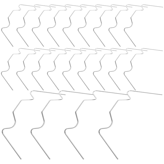 LOLIPPYY 25Pcs Plated Silver Stainless Steel Greenhouse Window Glazing Clips Easy Install Holders
