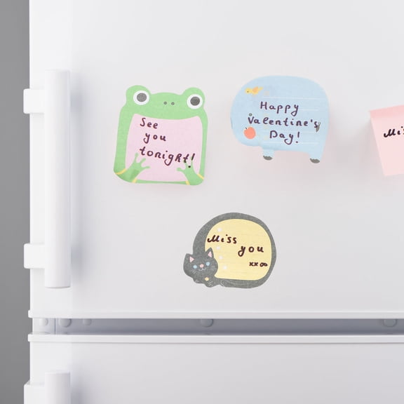 LOLIPPYY 25Pcs Small Memo Pads for Daily Use Assorted Color Paper with Removable Adhesive 3x5 Size