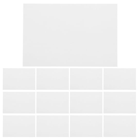 LOLIPPYY 25-Pack 15x10cm Blank White Cards for Crafting, Writable & Printable Table Number Cards, Cardstock for Weddings, Restaurants, Events