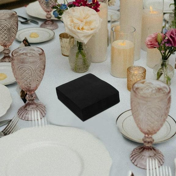 LOLIPPYY 25pcs Dust Napkins Dessert Napkins For Bars Restaurants And Cocktail Events For Weddings And Everyday Use