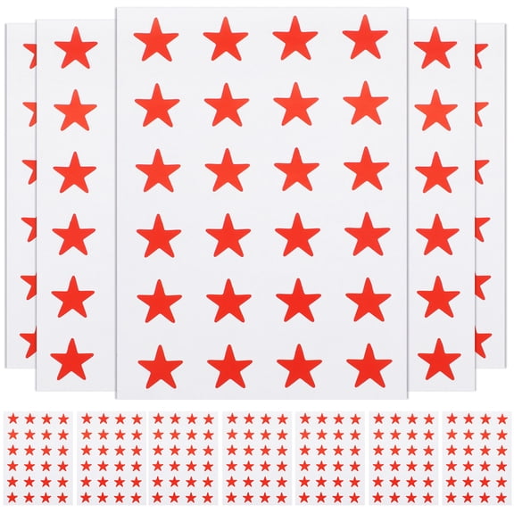 LOLIPPYY 280Pcs White Map Label Stickers, Self-Adhesive, Easy to Stick and Remove, Ideal for Home and Office Use