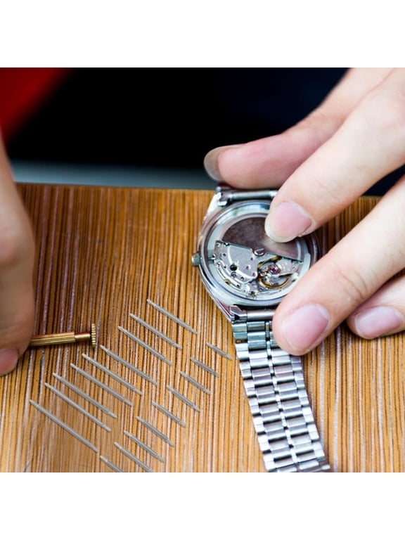 288-Piece Steel Watch Band Repair Kit with Link Pins, Spring Bars & Tools for Watch Strap Adjustment