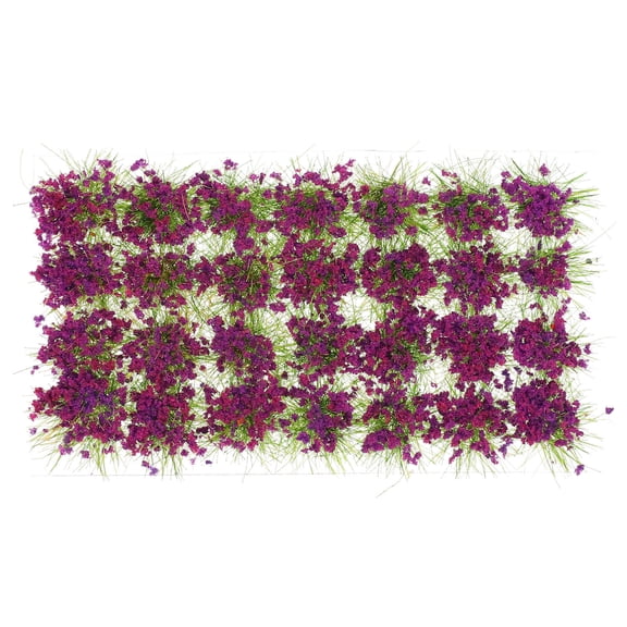 LOLIPPYY 28Pcs Faux Plants Miniature Simulation Plants Resin Purple DIY Landscaping for Aquarium Landscape Design