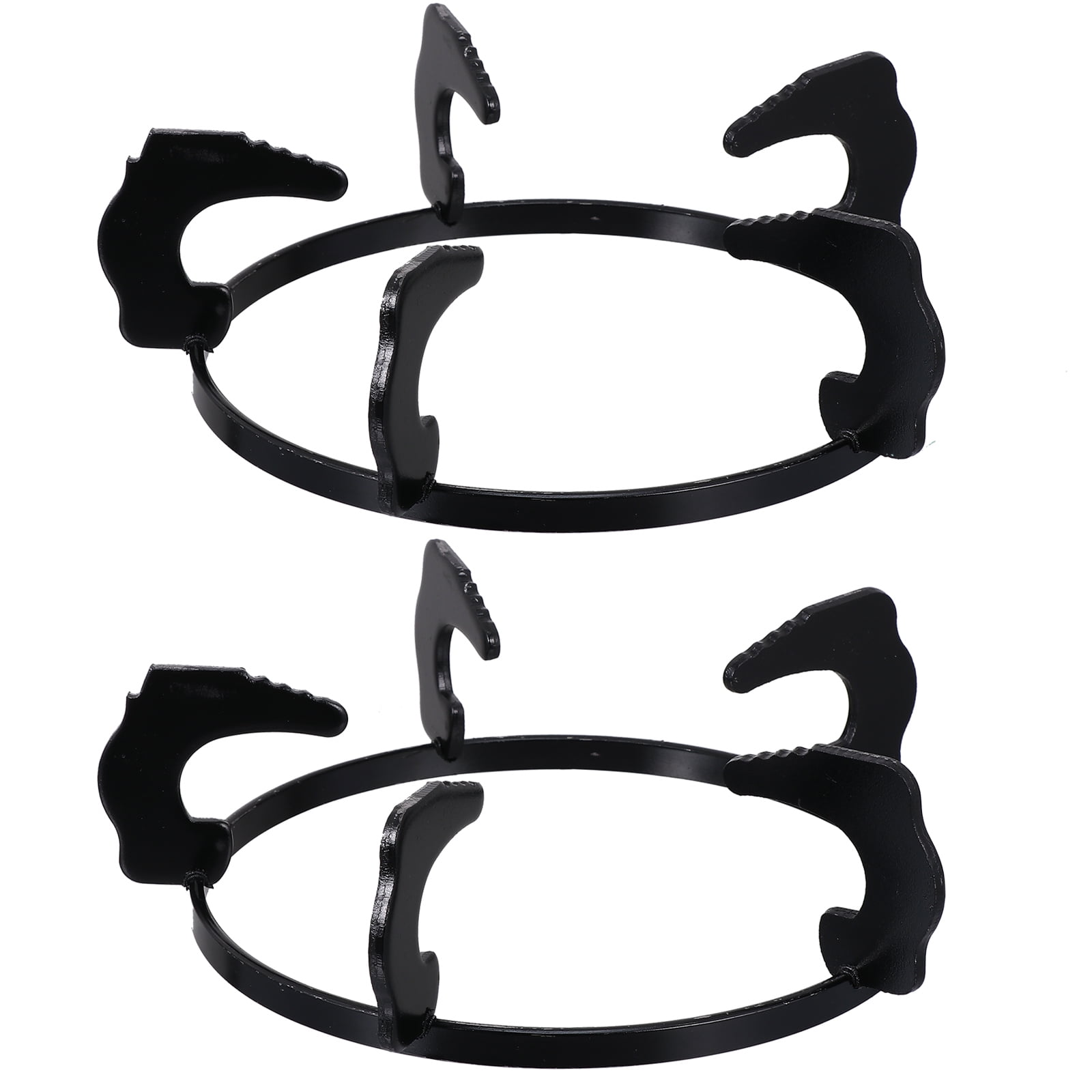 LOLIPPYY 2-Pack Cast Iron Stove Racks 18.5cm Gas Burner Grates Kitchen Cookware Accessories