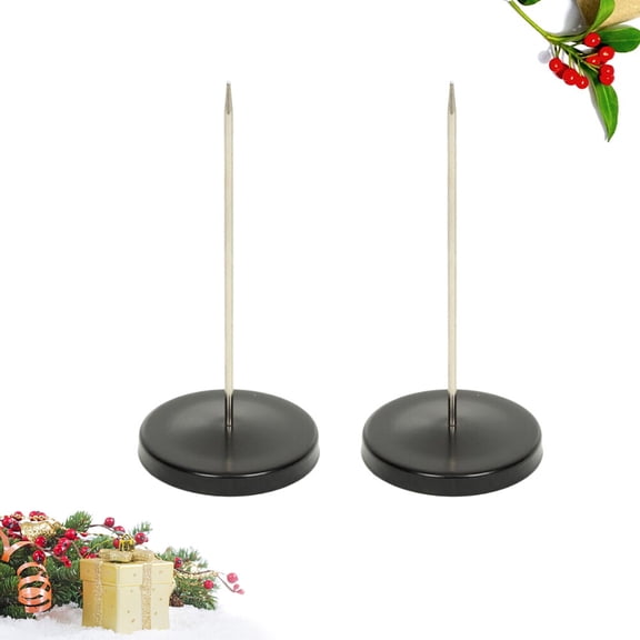 LOLIPPYY 2PCS Bill Organizer for Desk with Black Sturdy Design for Office Work