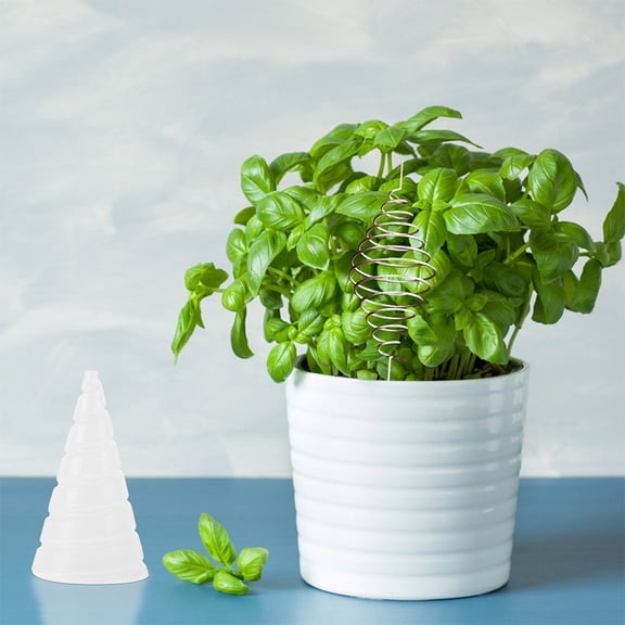 LOLIPPYY 2PCS Gardening Wire Antenna Jig Plastic White for Potted Plants
