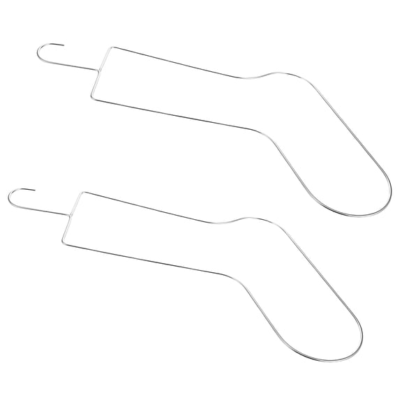 LOLIPPYY 2PCS Knit Sock Blockers Stainless Steel Drying Hanger Set For Retailers