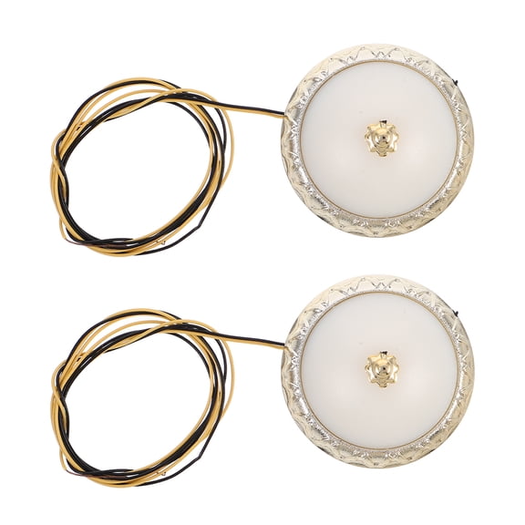 LOLIPPYY 2PCS Miniature Simulation Lamp Beige Plastic Lighting for Dollhouse and Architectural Model Decor