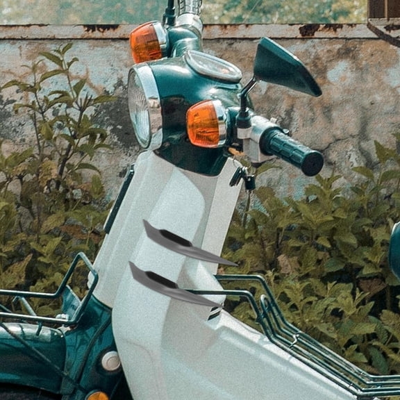 LOLIPPYY 2PCS Motorcycle Fairing Side Panels Grey Plastic for Outdoor and Street Riding Accessories