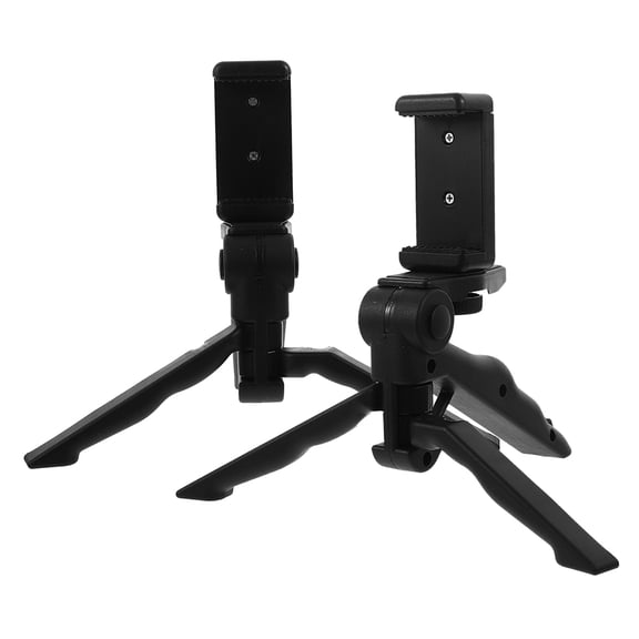 LOLIPPYY 2PCS Smartphone Tripod Stand Black Plastic Shake-proof For Photography Users