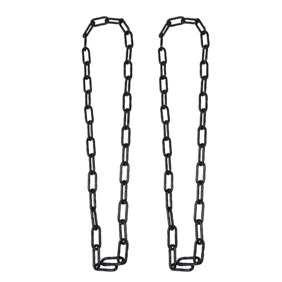 LOLIPPYY 2PCS Decorative Hanging Chains for Bird Feeders, Lanterns, and Flower Baskets in Black