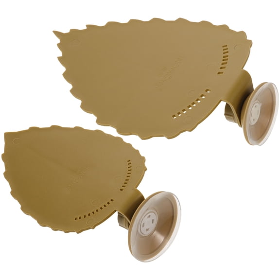 LOLIPPYY 2PCS Turtle Basking Platform Acrylic Green Climbing Platform for Turtle Tank