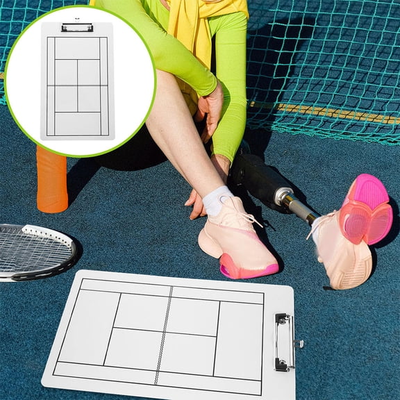 LOLIPPYY 2PCS Whiteboard Clipboard Tactical Board for Sports Teams