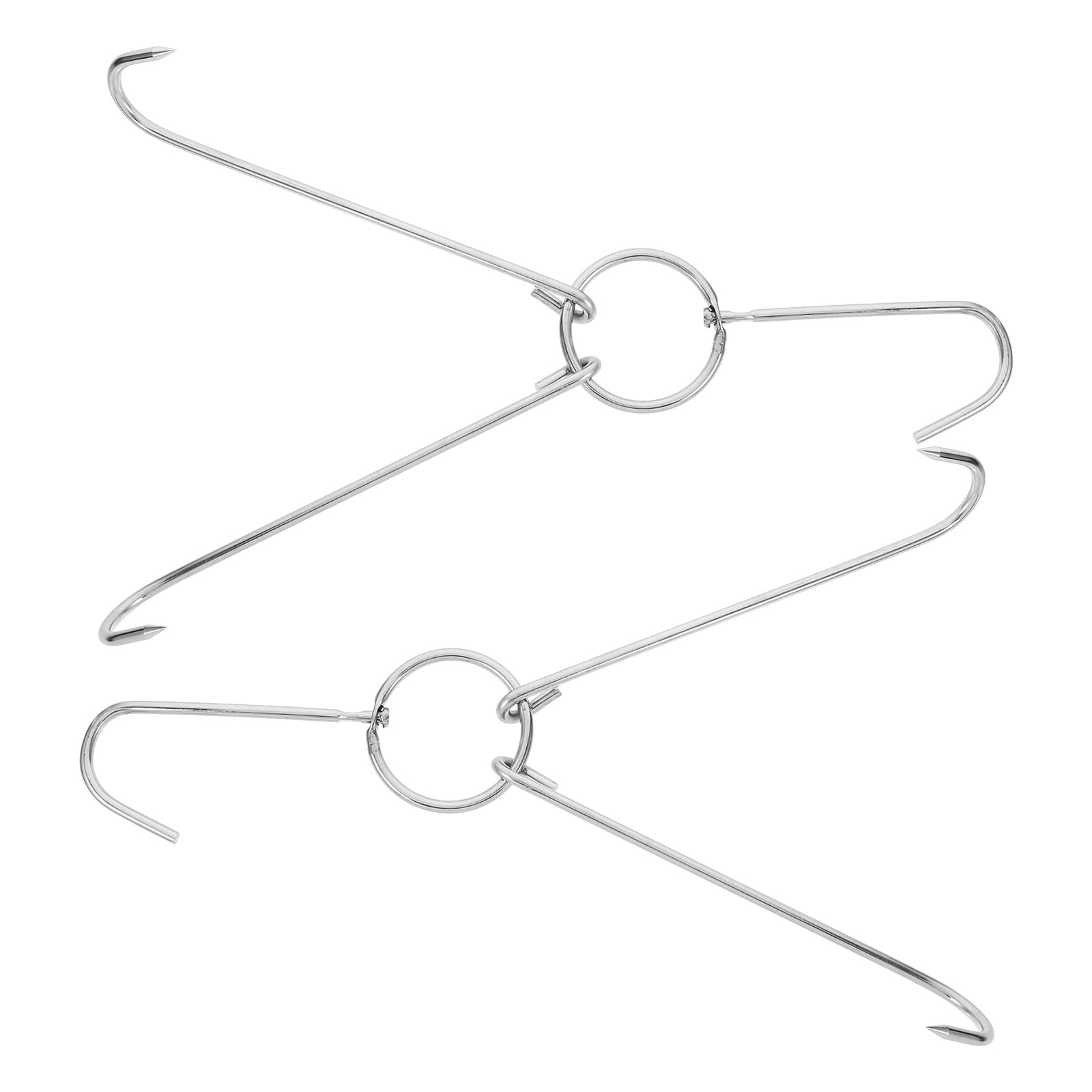 LOLIPPYY 2Pack BBQ Hooks for Grill Utensils Stainless Steel Meat Hooks ...