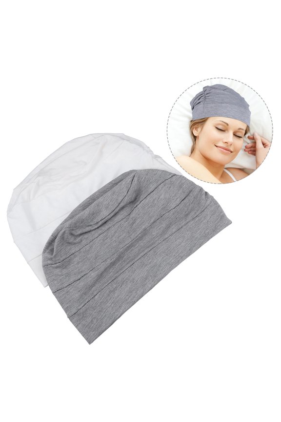 2Pack Cotton Sleep for Women with Dust Protection Grey