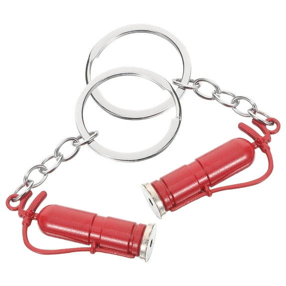 LOLIPPYY Firefighter Key Chains Fire Extinguisher Keychain Multi 2Pcs ...