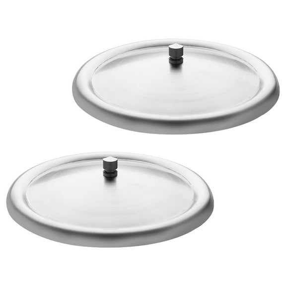 LOLIPPYY 2Pack Leakproof Cup Lid Stainless Steel Dust-proof Mug Sealing Caps